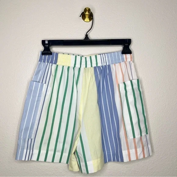 Rails White Colorful Portofino Striped Organic Cotton Blend Boxer Shorts XXS NWT - Picture 14 of 16